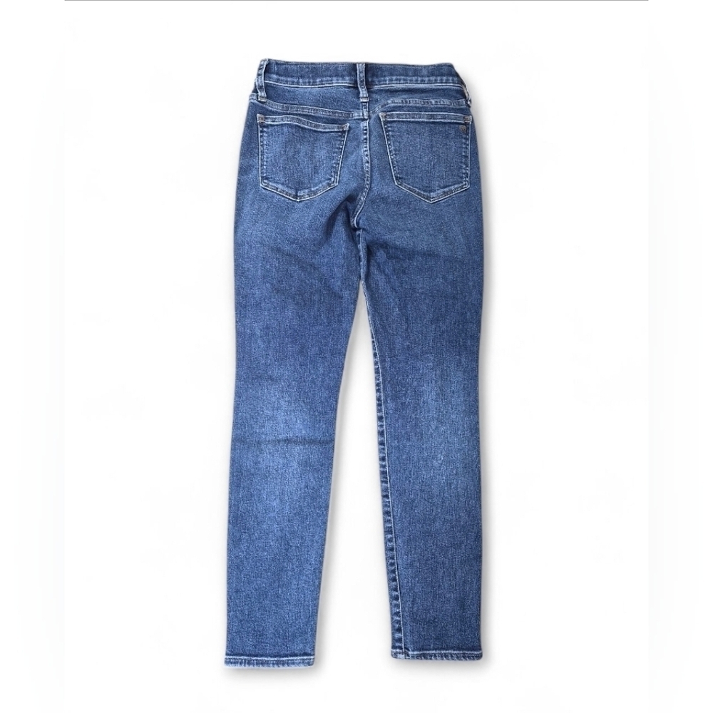 Madewell Maternity Side-Panel Skinny Wendover Wash Stretch Jeans Size 25 w/ 27" - Picture 2 of 10